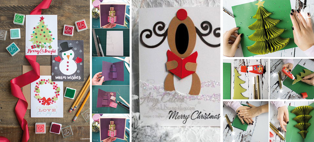 10 tarjetas navideñas DIY para regalar sonrisas