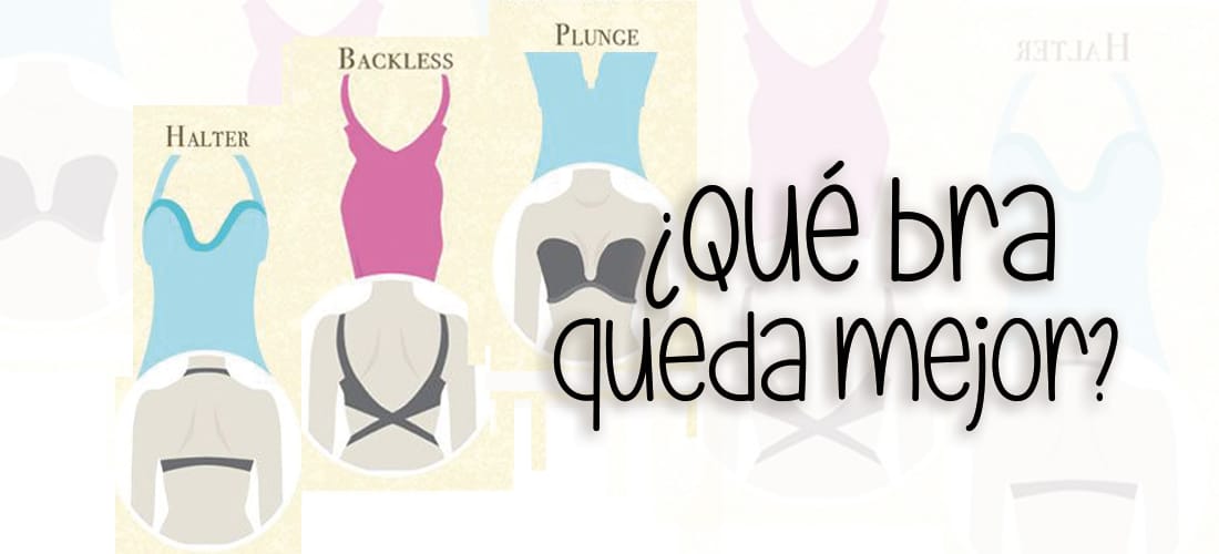 Qué brasier usar de acuerdo al tipo de escote de tu vestido | Mujer de 10