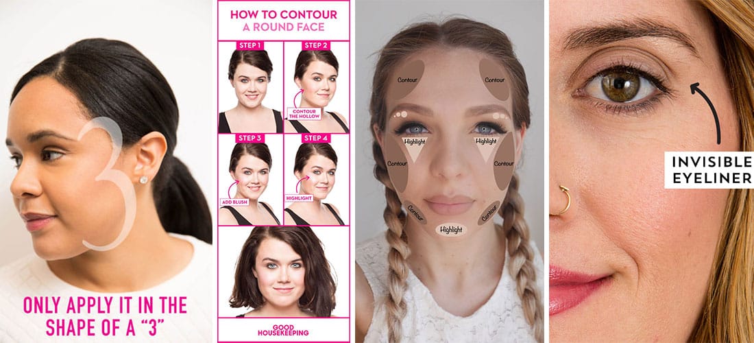 10 tips de maquillaje para mujeres de cara redonda