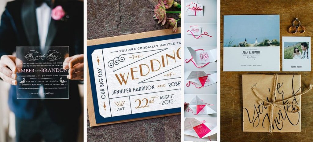 12 creativas ideas para que tus invitaciones de boda sean memorables