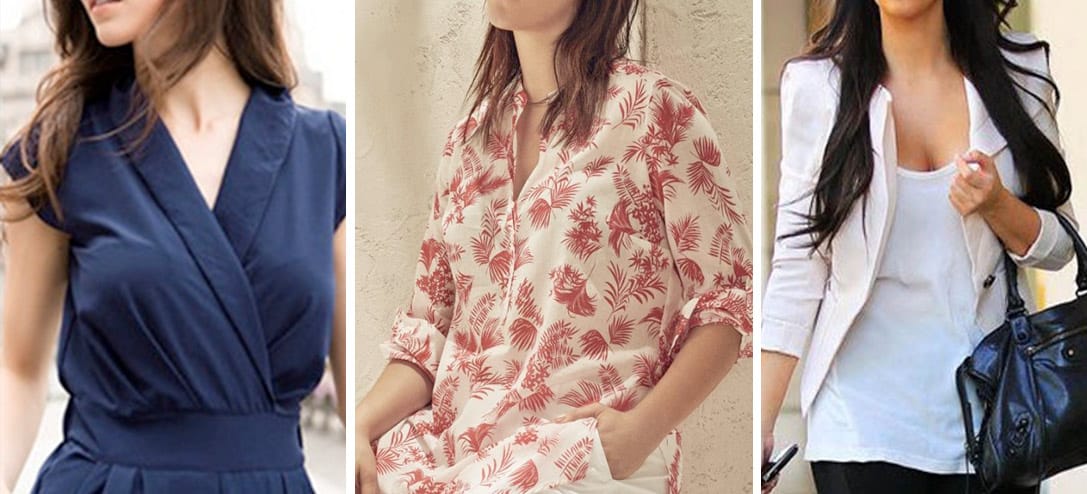 10 tipos de blusas que te harán lucir más delgada