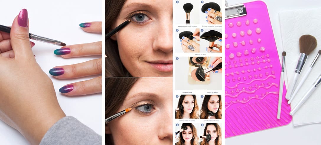 10 trucos con tus brochas de maquillaje que no conocías y te sorprenderán