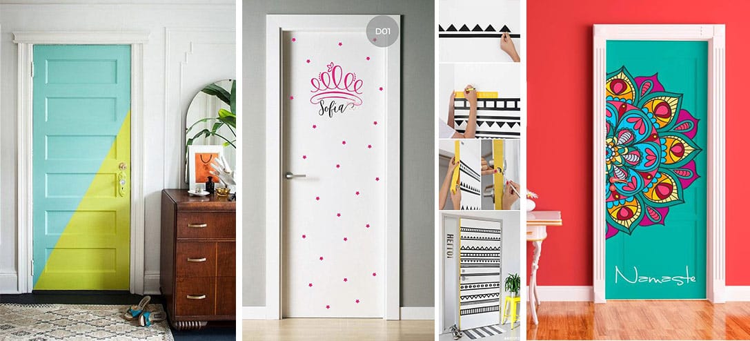 10 increíbles ideas para decorar tus puertas