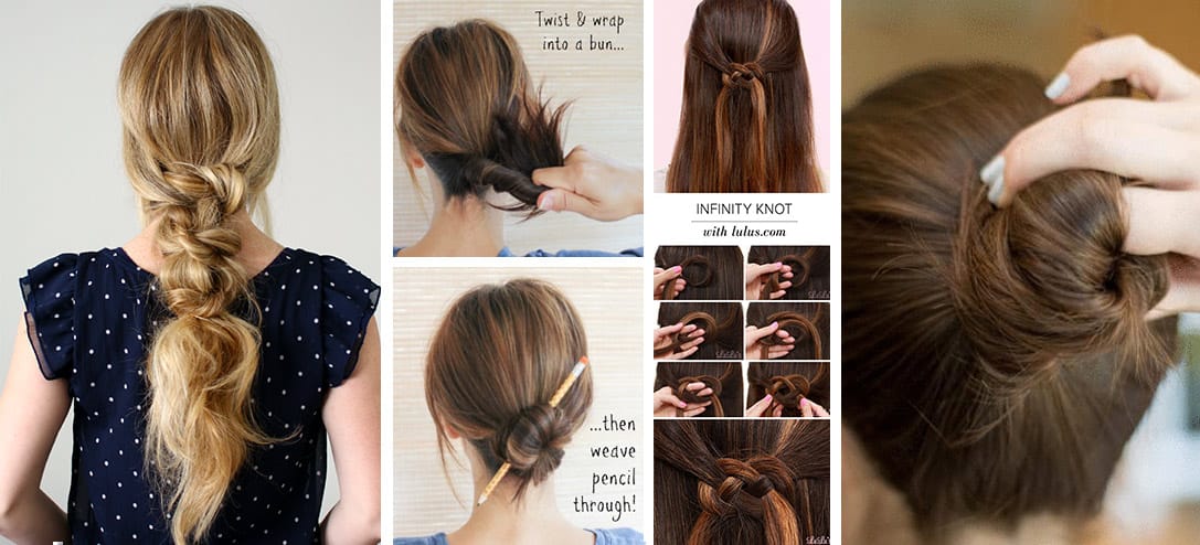 10 formas de amarrar tu cabello cuando no tienes liga