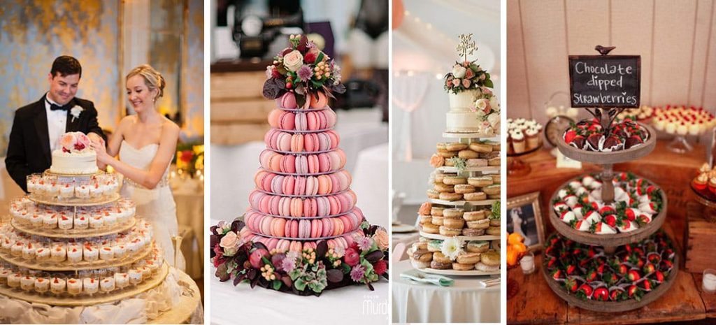 10 alternativas si no quieres tener pastel en tu boda