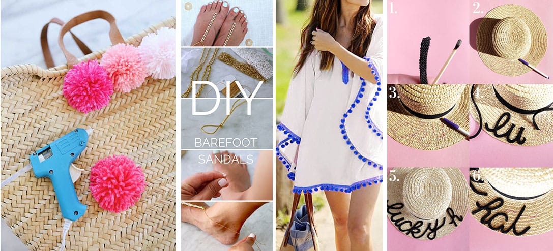 10 increíbles accesorios para la playa que puedes hacer tú misma