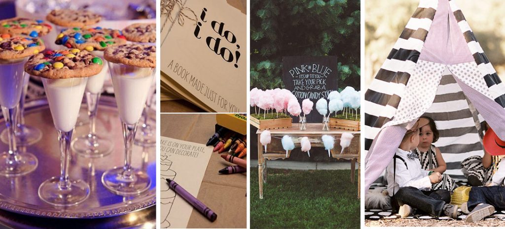 10 ideas geniales si vas a tener mesa de niños en tu boda