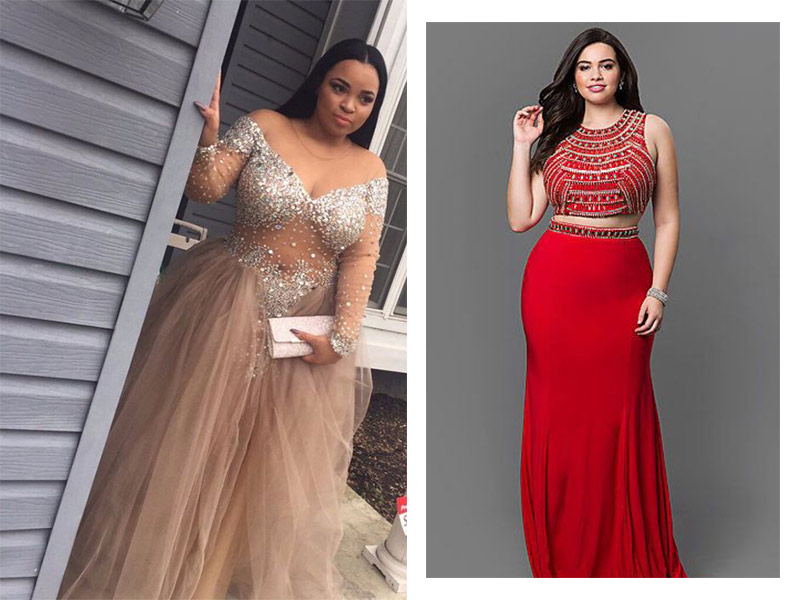 Vestidos de graduación para chicas curvy 2