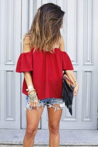 Off-shoulder-blusas