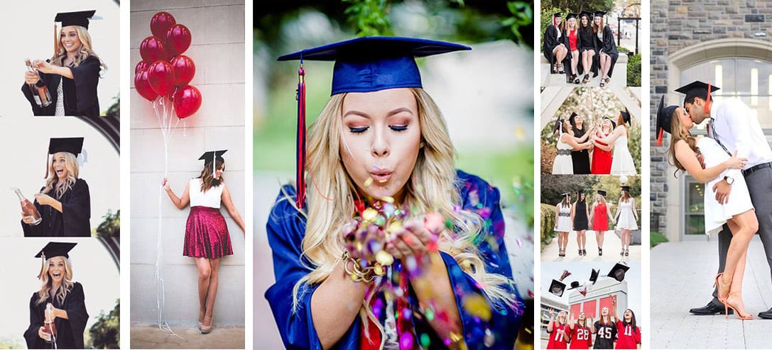 Fotos creativas que no deben faltar en tu graduación