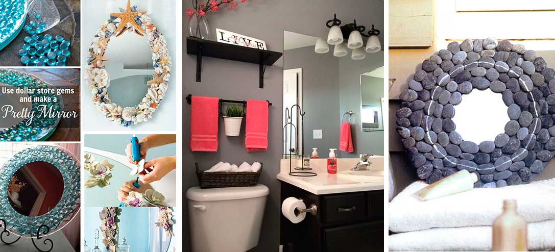 10 ideas fabulosas para decorar el espejo de tu baño