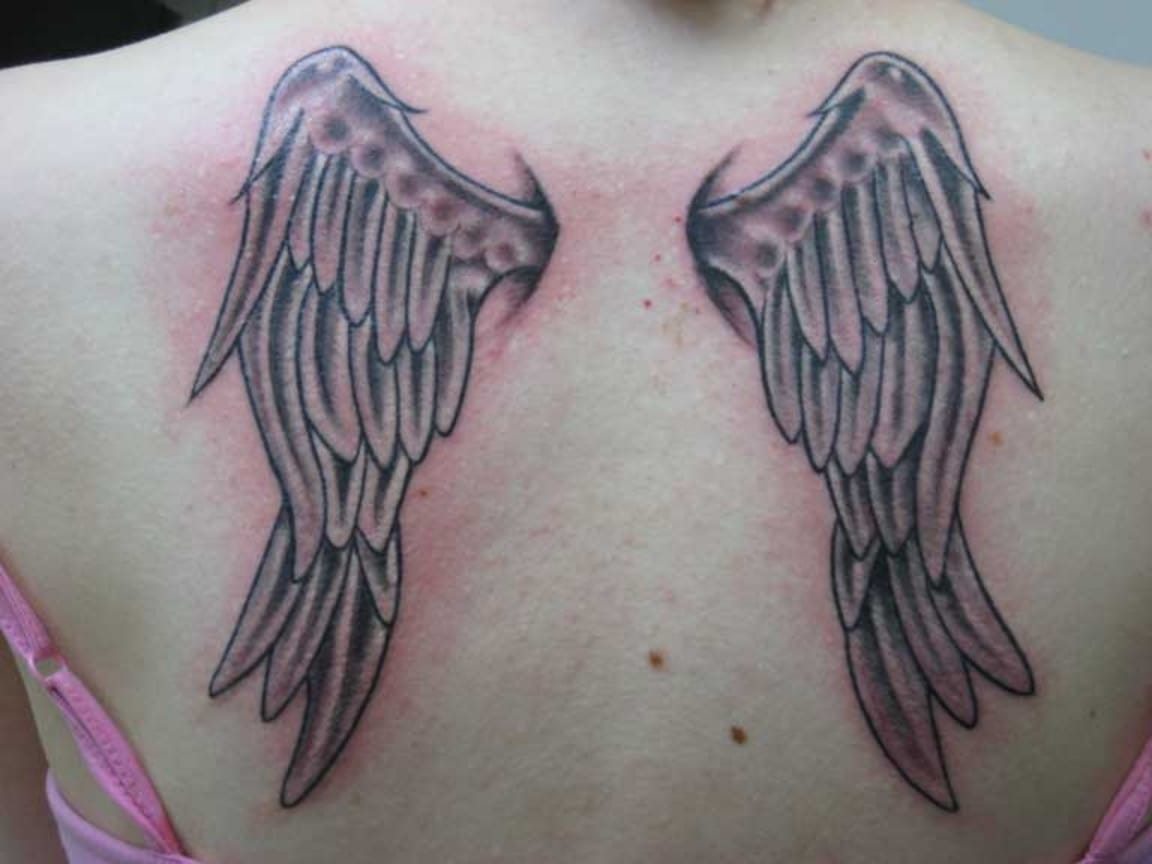 tatuajes que ya pasaron de moda alas de angel