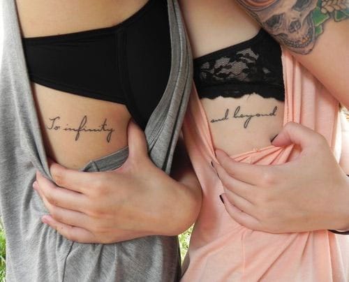 Tatuajes que sólo debes compartir con tu mejor amiga 8