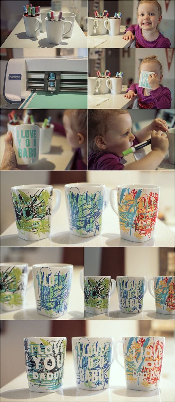 idea para decorar tazas