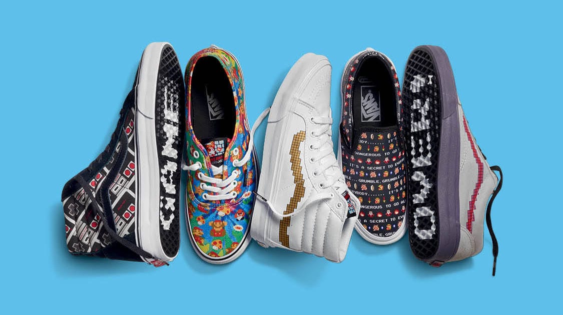 Vans x Peanuts nintendo
