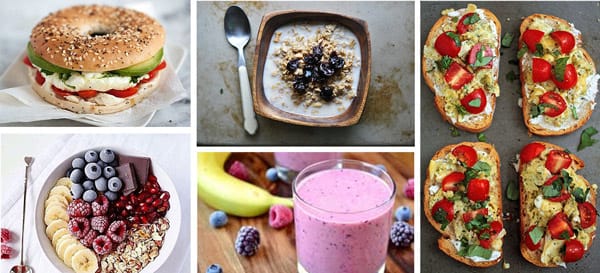 10 desayunos saludables y sin huevo