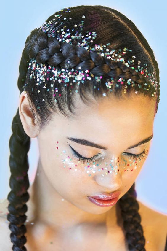 glitter, la nueva tendencia de maquillaje