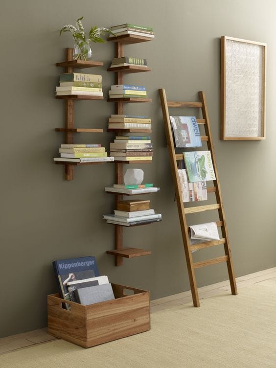 11 formas de decorar con estantes de libros en tu habitación 5