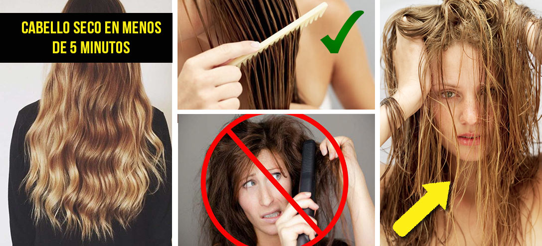 5 trucos para secar el cabello de forma rápida