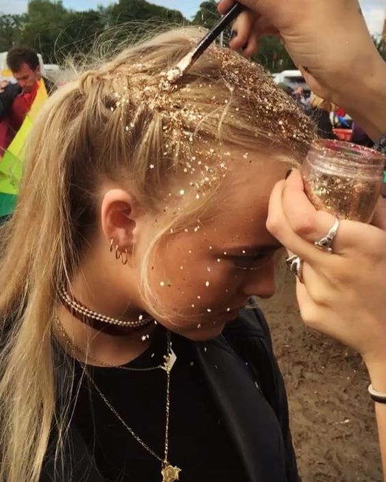 glitter, la nueva tendencia de maquillaje