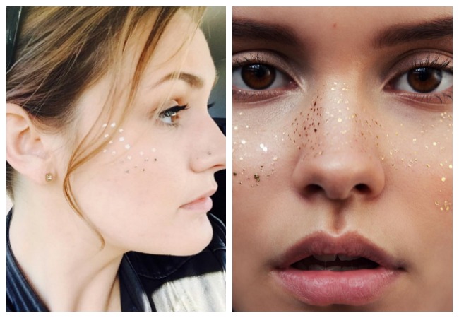 glitter, la nueva tendencia de maquillaje
