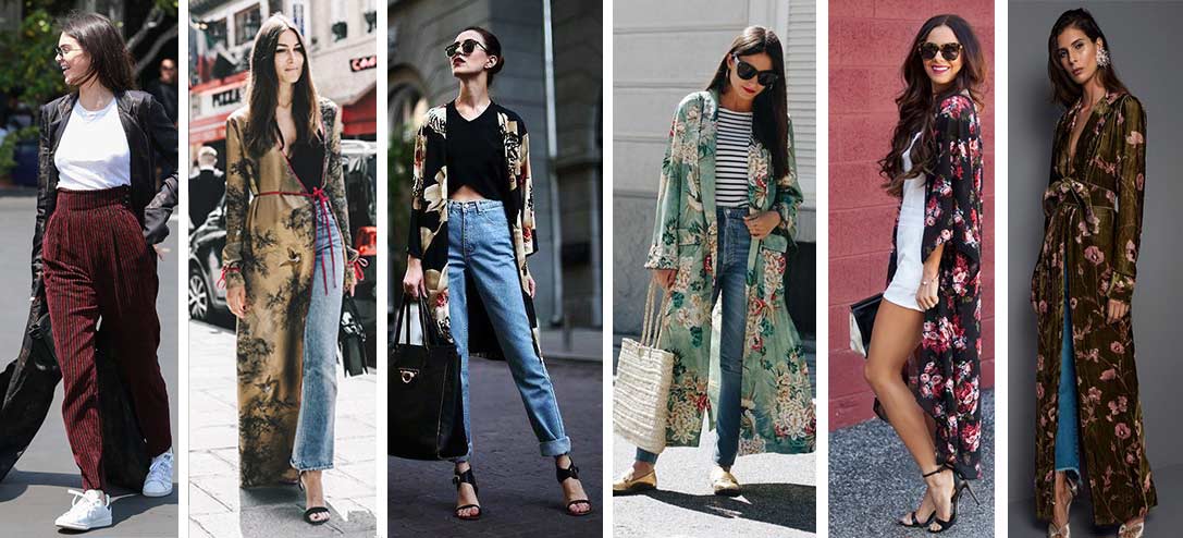 8 formas de usar un kimono en cualquier época del año