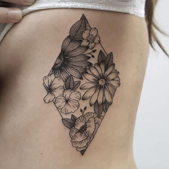 Tatuajes en las costillas