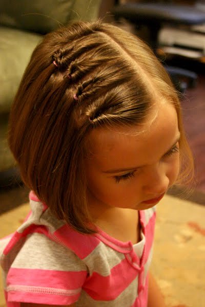 peinados para niñas con cabello corto
