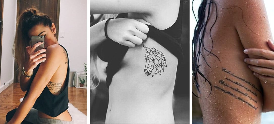 Tatuajes en las costillas súper sexys que querrás tener ya