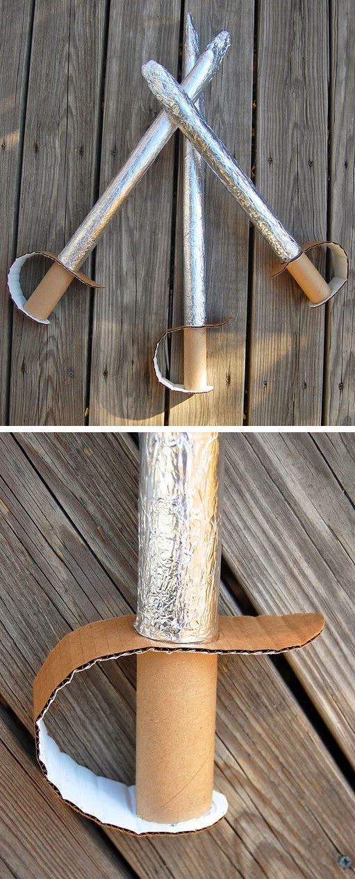 espadas de carton