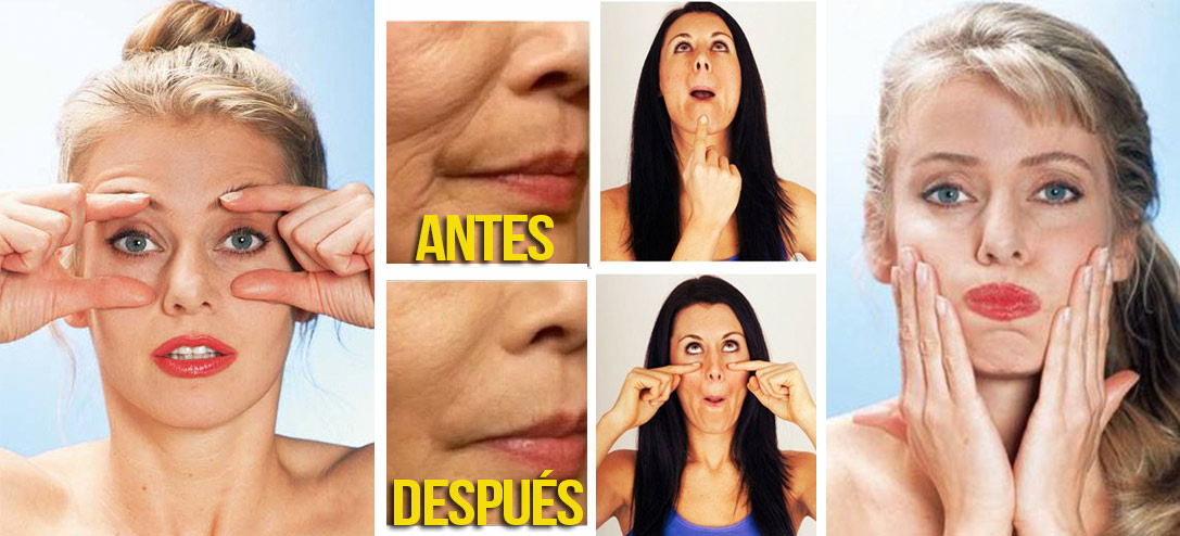 7 ejercicios faciales para tener la piel lisita