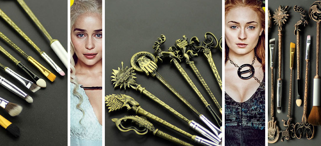 No es spoiler, son las brochas de maquillaje de Game of Thrones