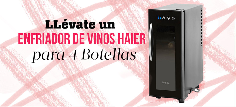 Llévate un Enfriador de Vinos Haier para 4 Botellas