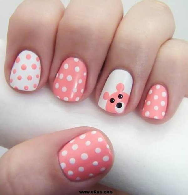 disenos-de-unas-al-estilo-polka-dot