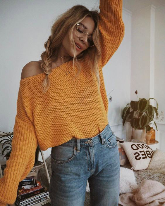 Outfits-de-colores-otonales-amarillo-naranja-cafe