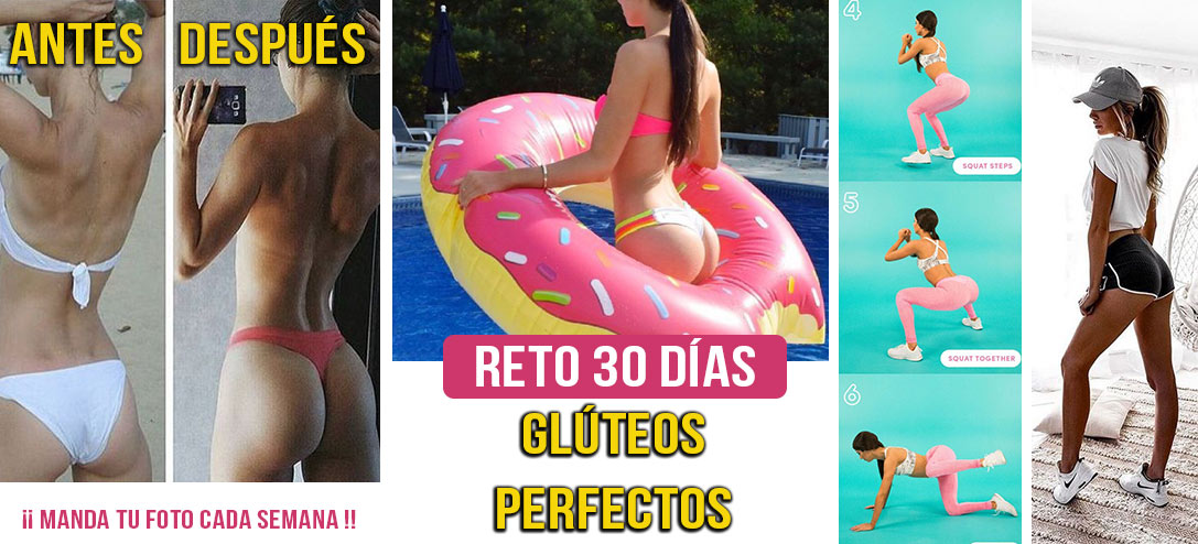 Reto glúteos perfectos en un mes en casa