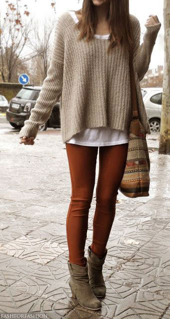 Outfits-de-colores-otonales-amarillo-naranja-cafe