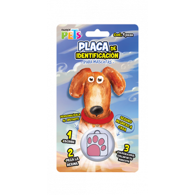 Placas originales y personalizadas de acero inoxidable para mascotas