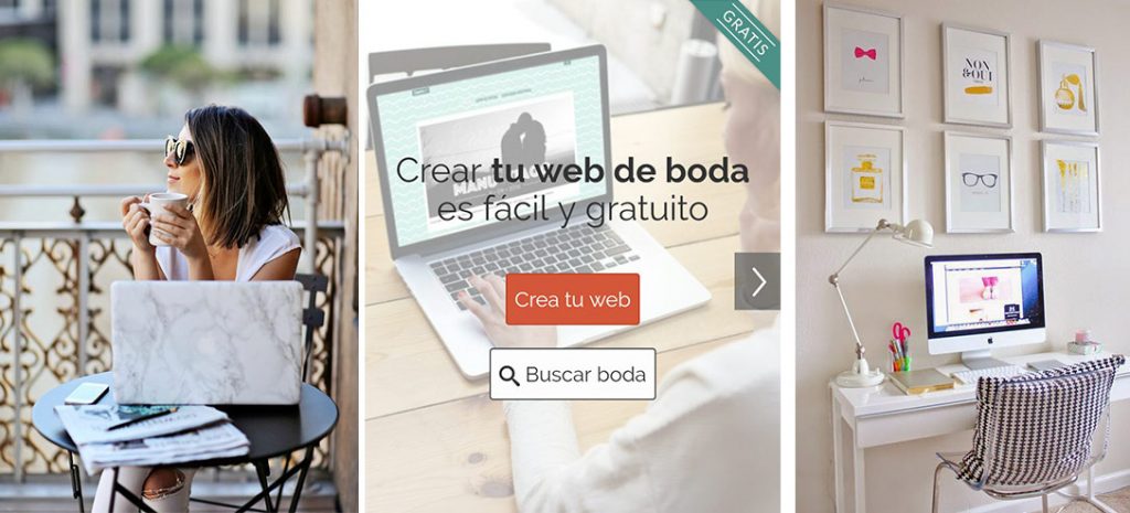 apps para crear una página web de tu boda