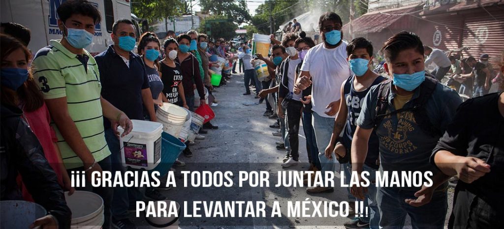 México. Estamos juntamos nuestras manos para levantar un país