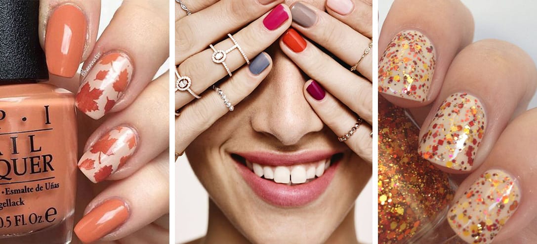 10 increíbles y sencillos diseños de uñas para otoño