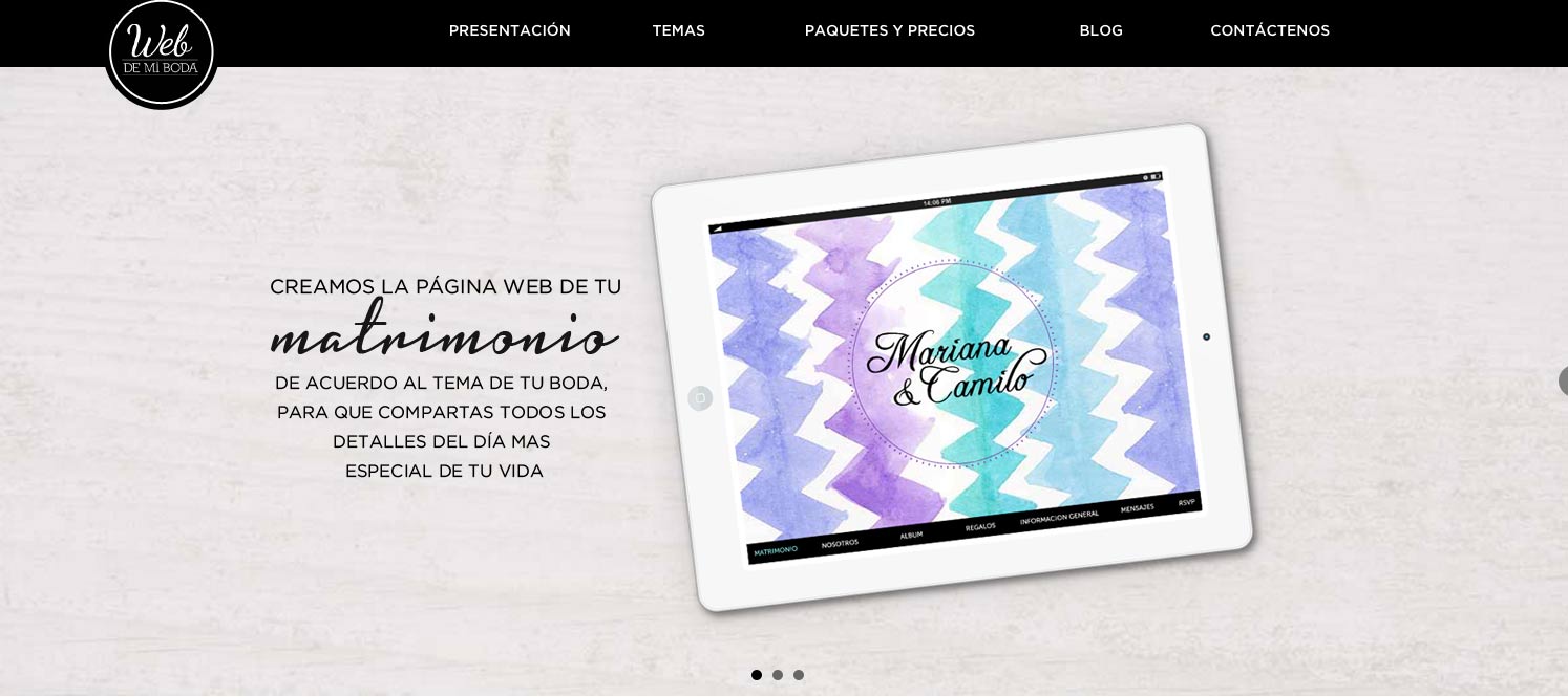 5 apps para crear una página web de tu boda 6