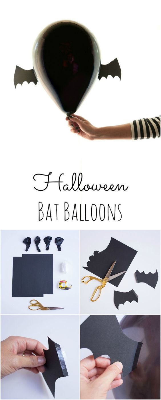 10 ideas sorprendentes para decorar con globos en Halloween 6