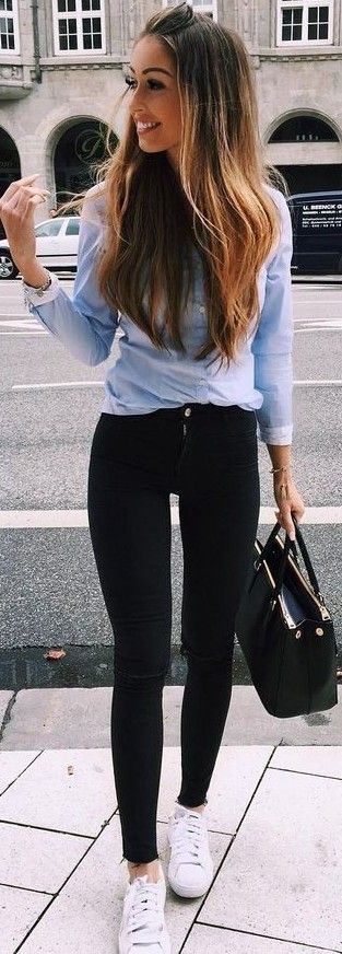 8 ideas de outfits rápidos para ir al trabajo sin verte fachosa 2