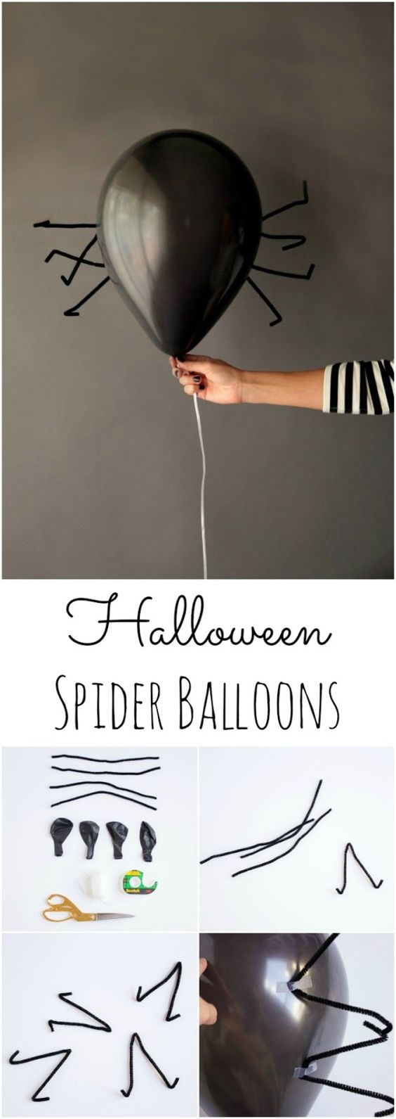 10 ideas sorprendentes para decorar con globos en Halloween 7