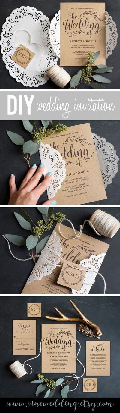 8 ideas para hacer tus propias invitaciones de boda y evitar gastar 3