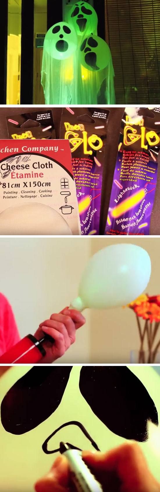 10 ideas sorprendentes para decorar con globos en Halloween 9