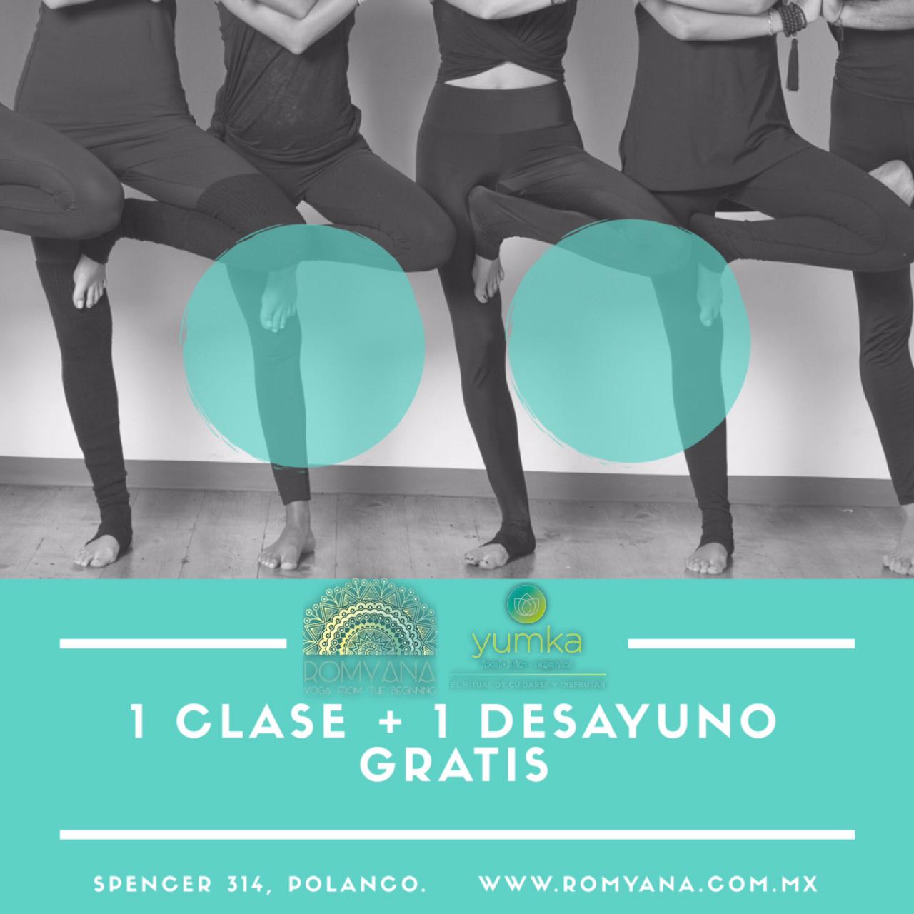 Gánate un clase de yoga y un desayuno con Romyana y Yumka  1