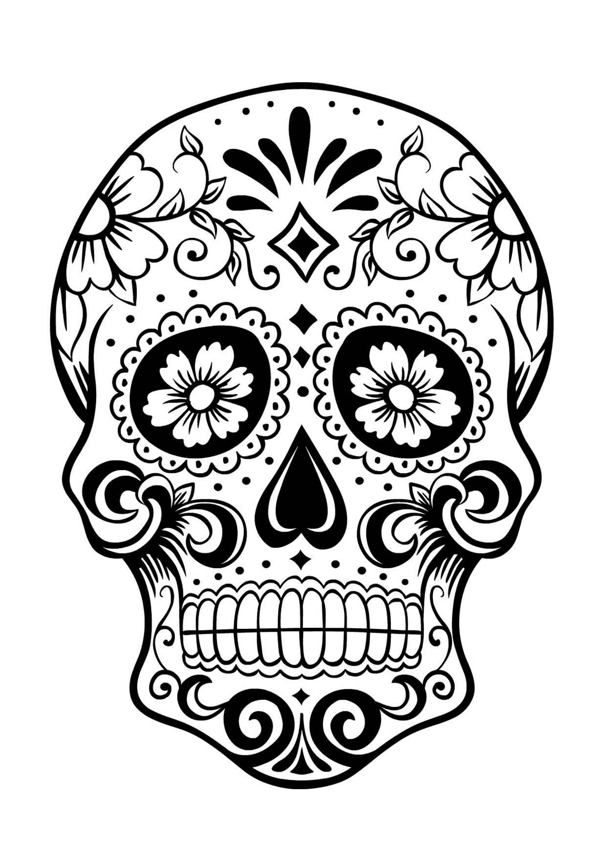 Mandalas-de-dia-de-muertos-para-colorear