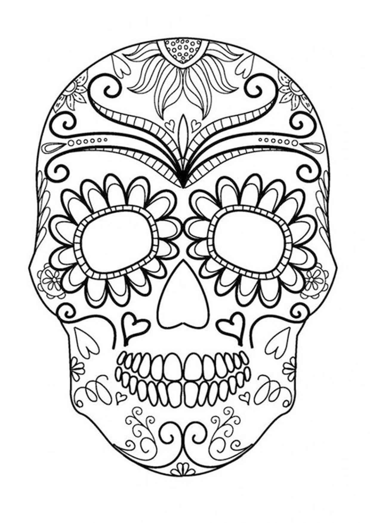 Mandalas-de-dia-de-muertos-para-colorear